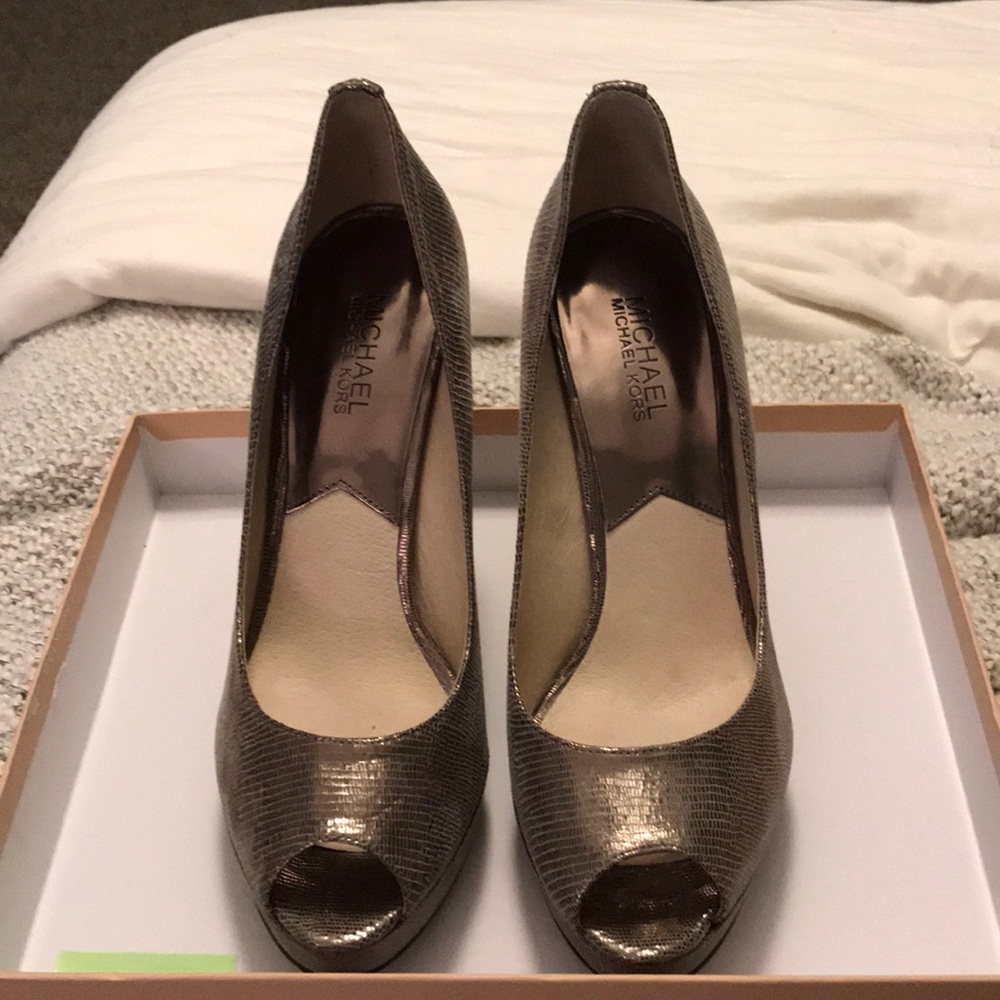 Michael Kors open toe heels